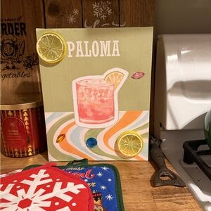 Colorful Paloma Canvas Art